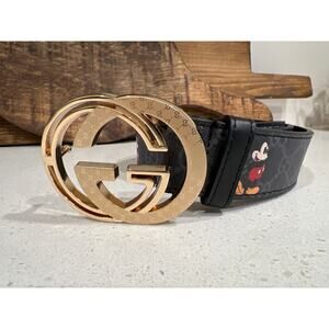 Gucci Disney Mickey Mouse belt
